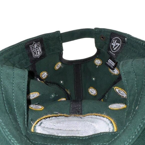 '47 Brand Green Bay Packers All Over Logo Strapback Hat Women's OSFM - Picture 6 of 9